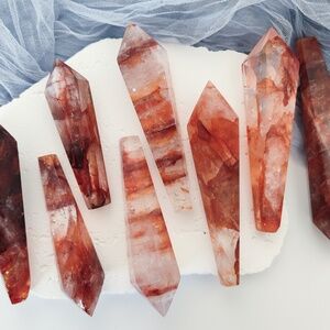 Fire Quartz Wand Tower Point